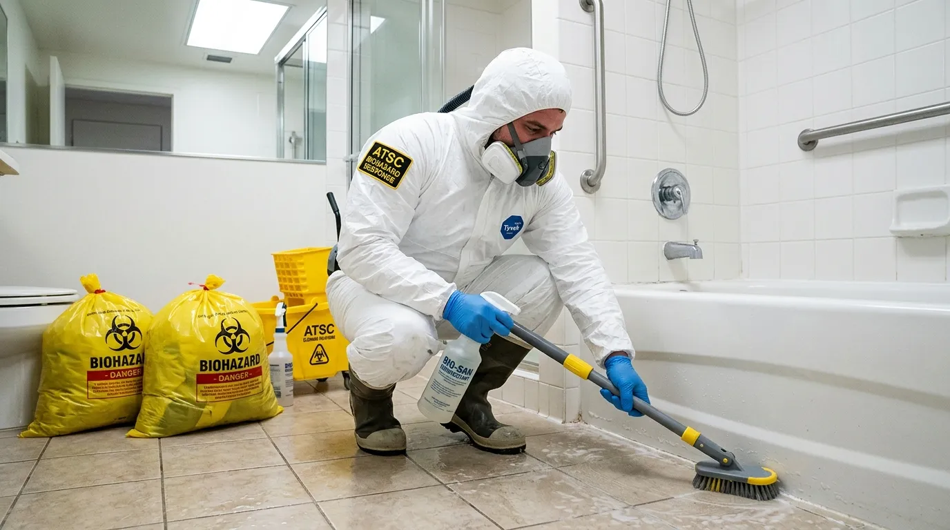 Decontamination equipment deployed for Blood Cleanup in Beavercreek